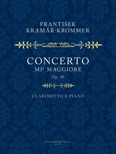 Koncert Es dur pro klarinet a orchestr op. 36 - František Kramář-Krommer