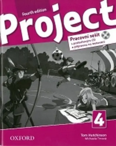 Project 4 Pracovní sešit s poslechovým CD a Project Online Practice (4th) - Tom Hutchinson