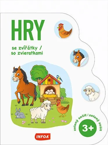 Hry se zvířátky / Hry so zvieratkami (3+) (zelený sešit / zelený zošit)