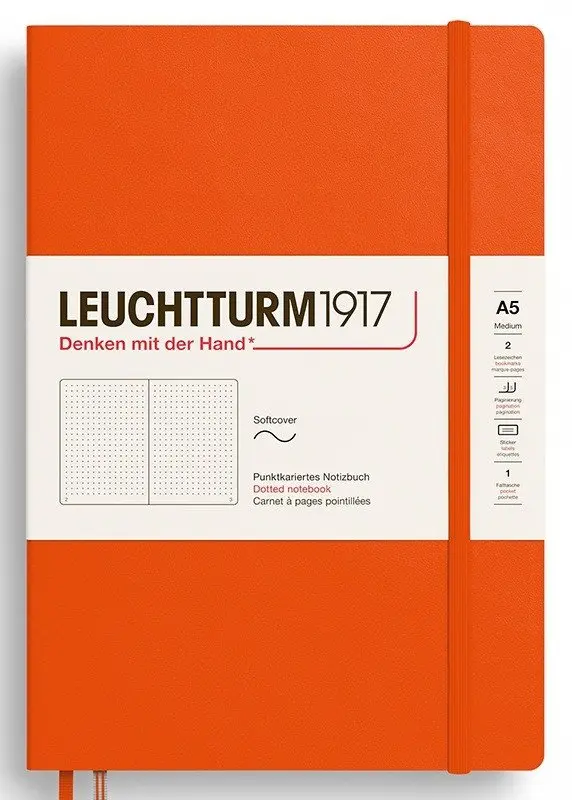 Zápisník Pumpkin Softcover Medium (A5) tečkovaný