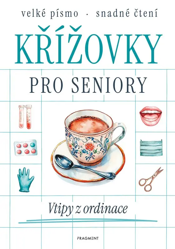 Křížovky pro seniory - Vtipy z ordinace - kolektiv autorů