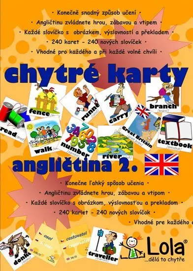 Chytré karty - Angličtina slovíčka 2 - Alexandra Pomazalová