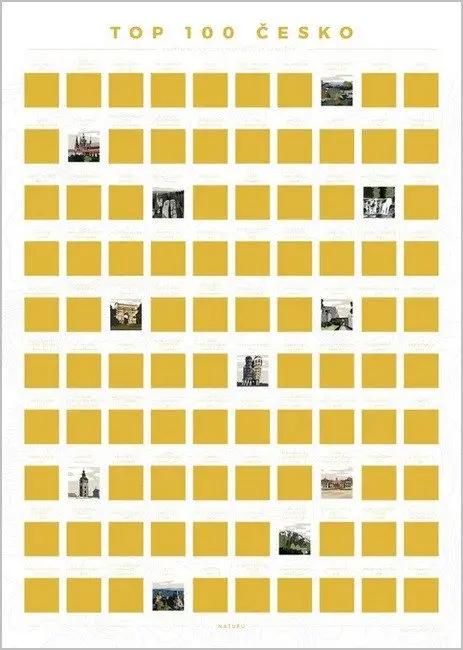 Stierací plagát TOP 100 Česko