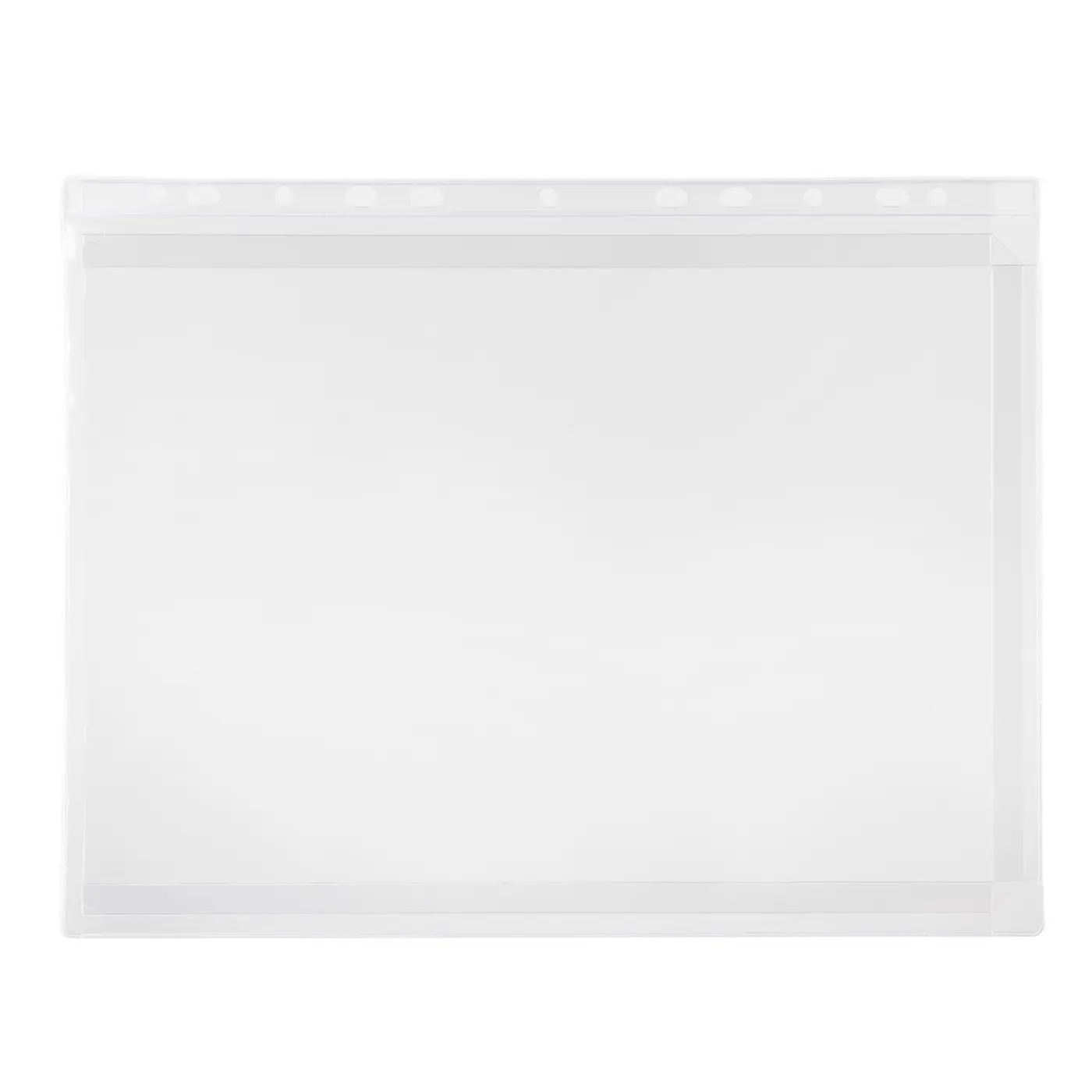 Průhledný obal na katalogy PVC eurozávěs, U, 165mic. - 10 kusů