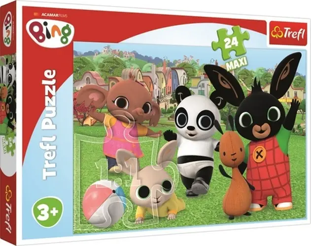 Trefl Puzzle Bing - Zábava v parku / 24 dílků MAXI