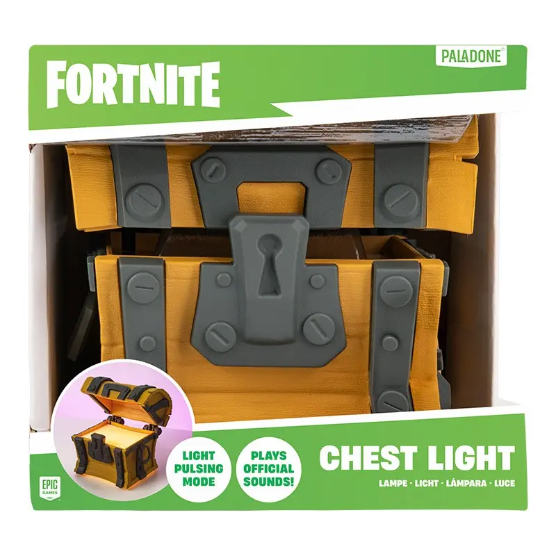 Teddies Fortnite - Truhla světlo - na baterie se zvukem