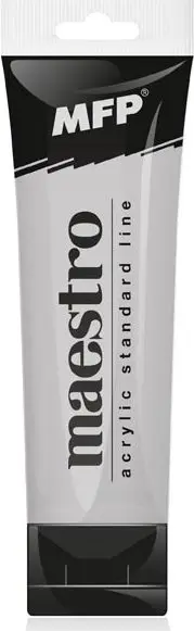 Akrylová barva MFP Maestro 75ml - metallic silver