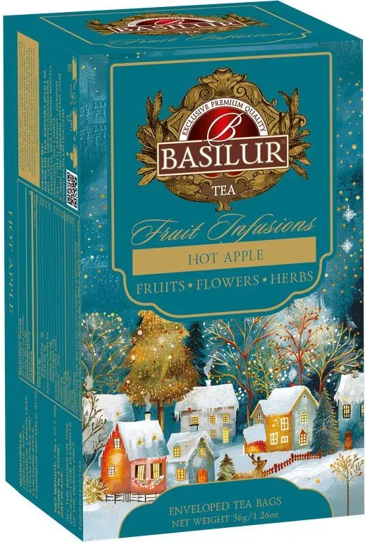 BASILUR Christmas Fruit Hot Apple přebal 20x1,8g