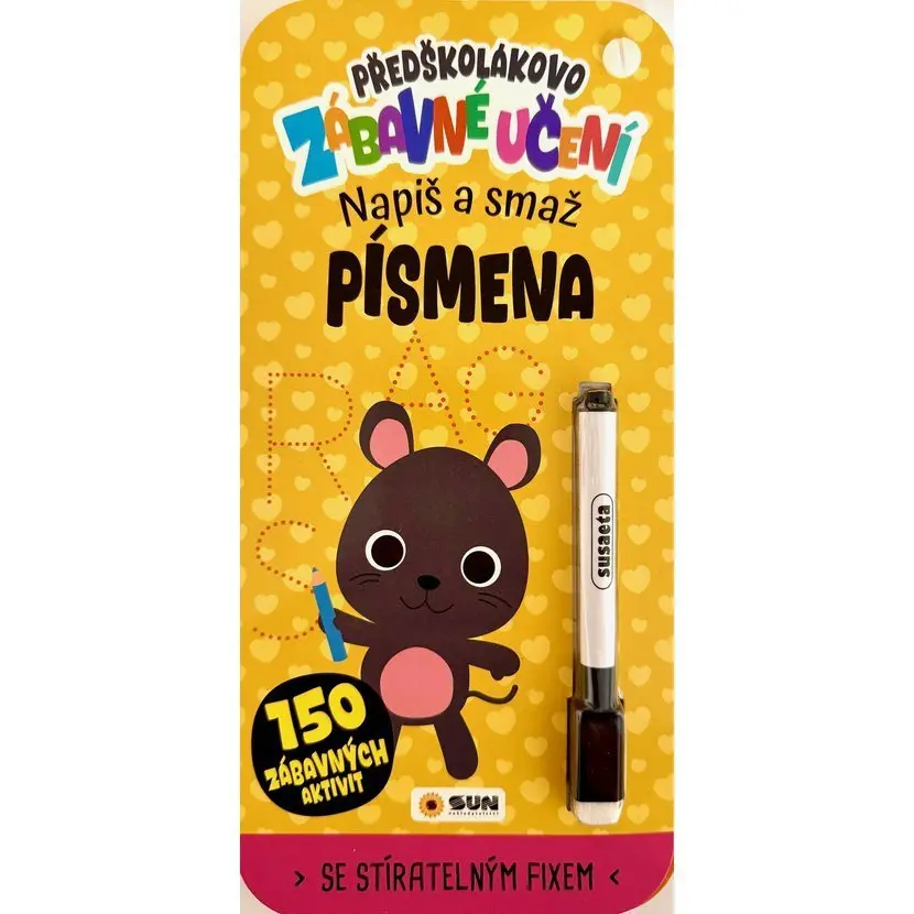 Předškolákovo zábavné učení Písmena napiš a smaž