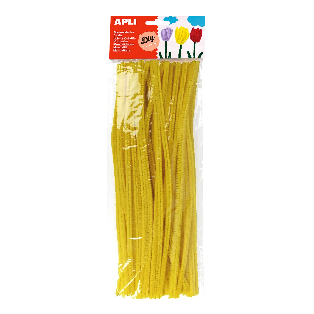 APLI modelovací drátky 30 cm - žluté 50 ks