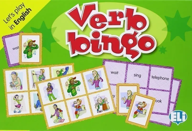 Let´s Play in English: Verb Bingo - kolektiv autorů