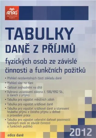 Tabulky Daně z příjmů