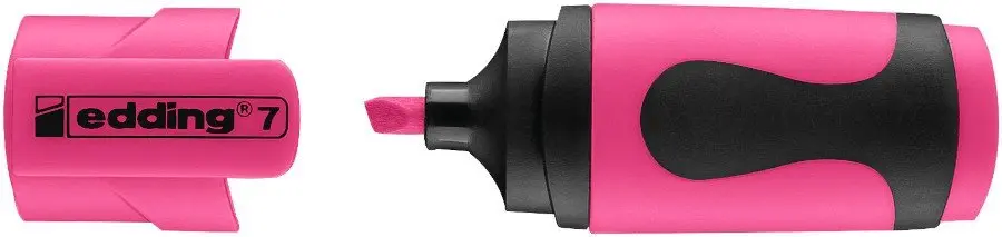 Zvýrazňovač EDDING mini 7 - neonově růžový