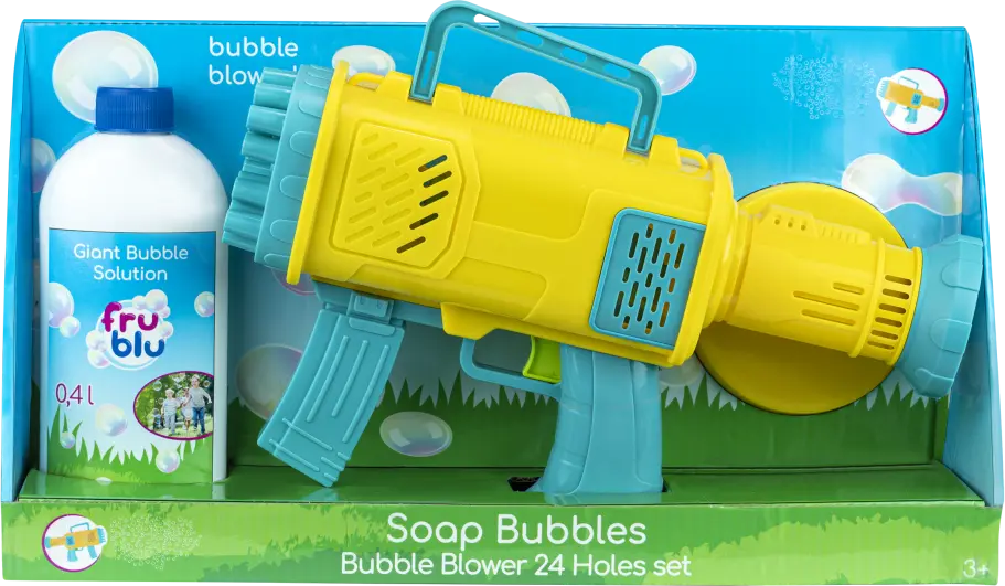 TM Toys Fru Blu Mega Blaster do baniek 24 otwory + płyn 0,4l 0455