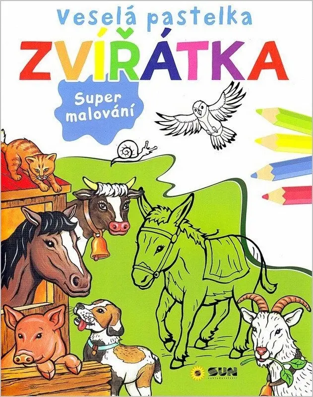 Veselá pastelka Zvířátka