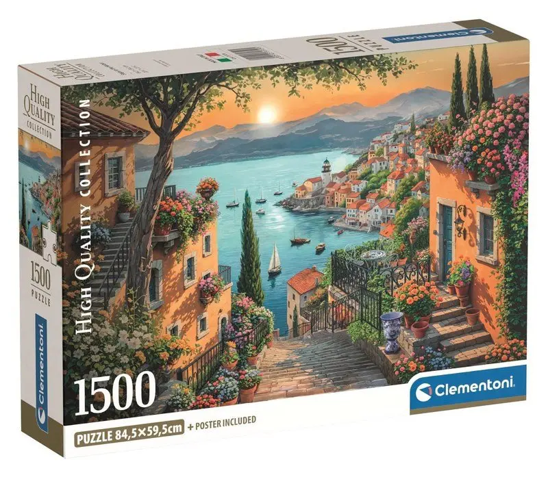 Clementoni - Puzzle 1500 Kroky k přístavu