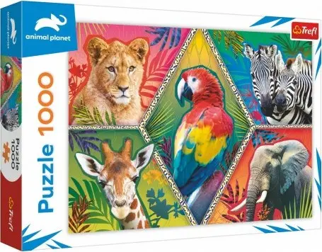 Trefl Puzzle Animal Planet: Exotická zvířata/1000 dílků