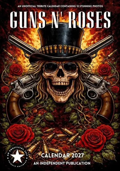 Kalendář 2027 - Guns & Roses A3