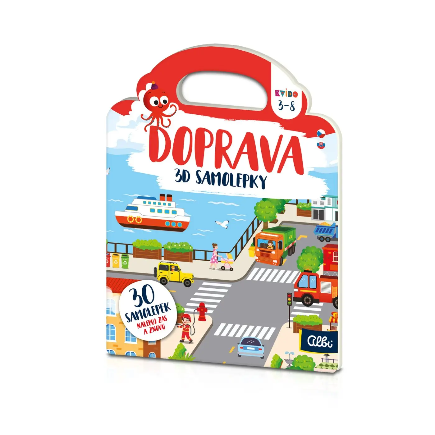 3D samolepky: Doprava - Kvído - Albi