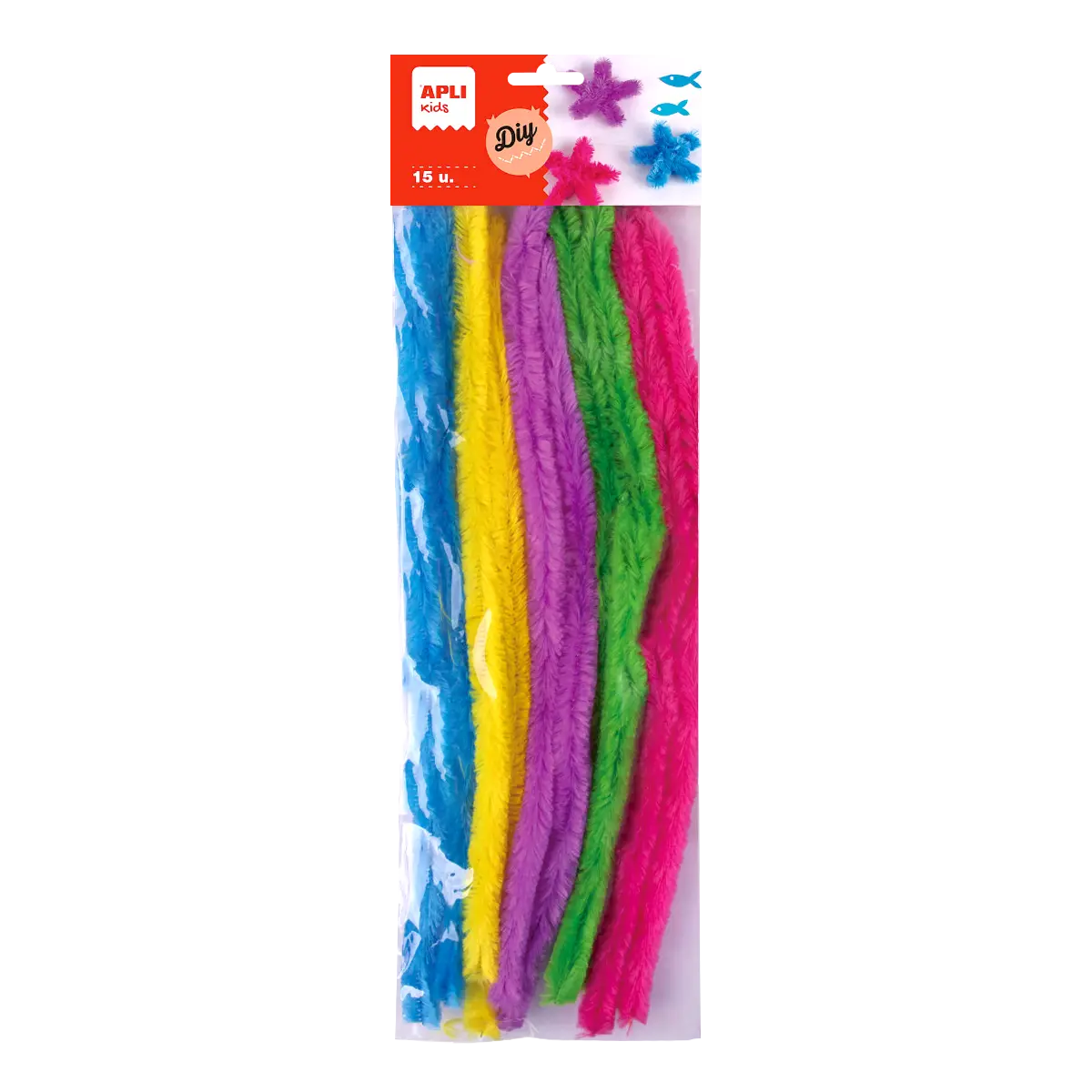 APLI modelovací drátky velké, 15 x 300 mm, mix barev