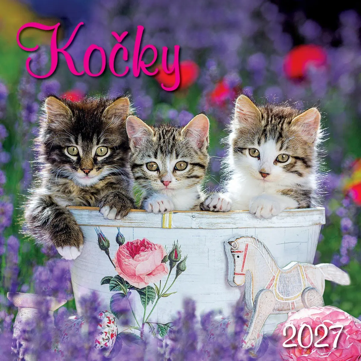 Kalendář 2027 nástěnný: KOČKY