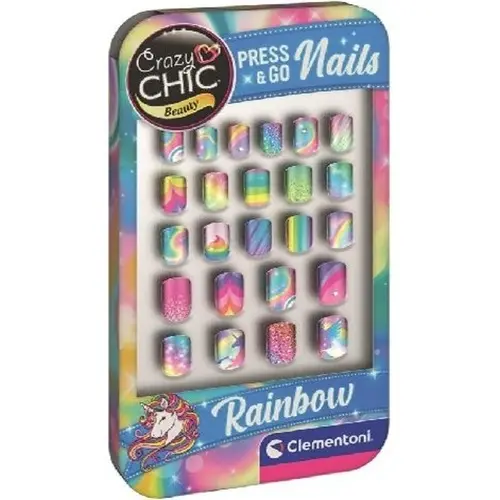 Crazy Chic Beauty Press & Go Nails Rainbow