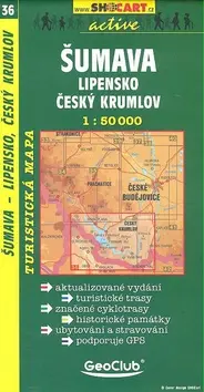 Šumava, Lipensko, Český Krumlov 1:50 000