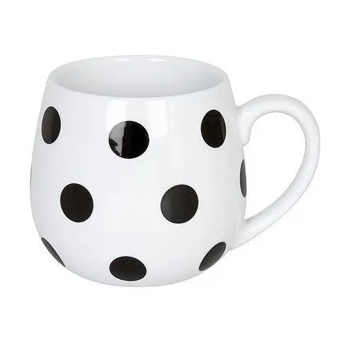 Black and White - Dots - hrnek buclák