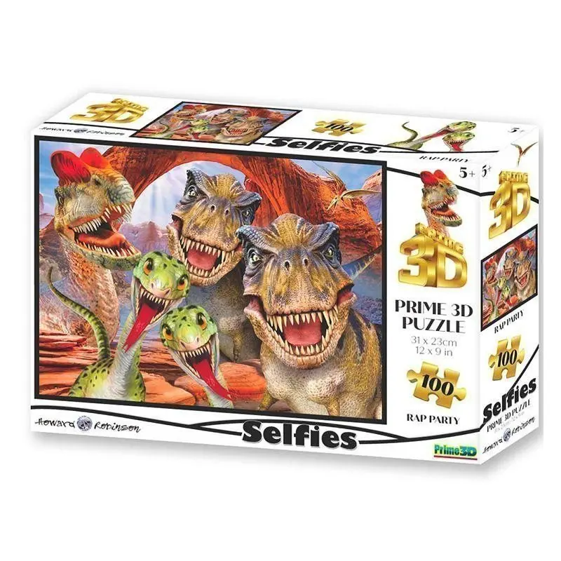 Puzzle 3D - Rap Party Selfie / 100 dílků - kolektiv
