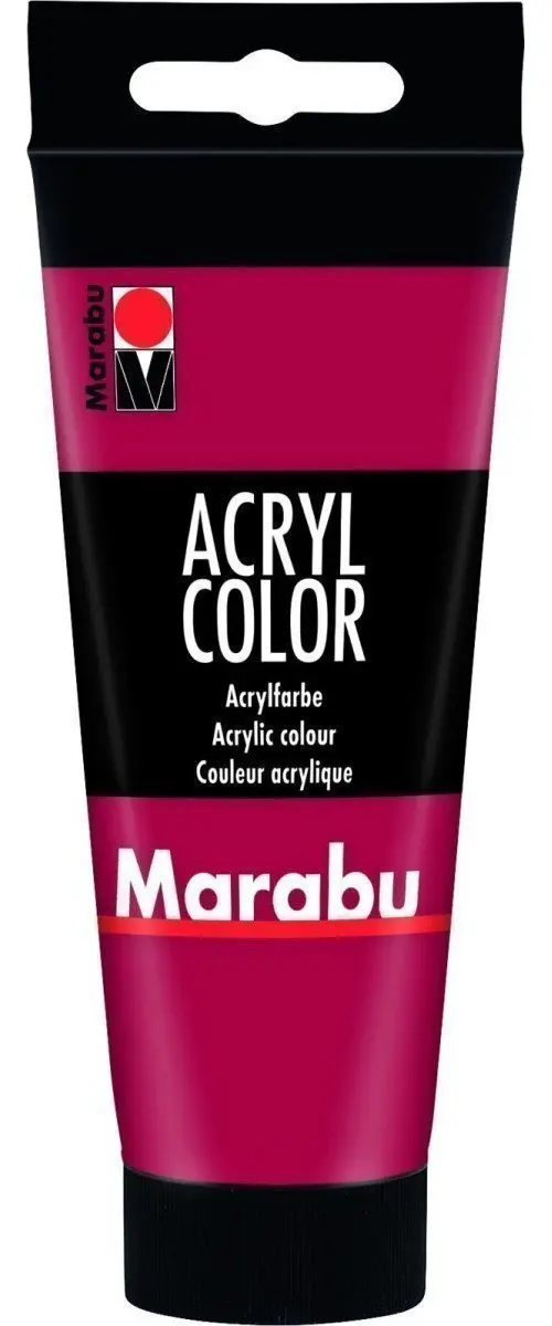 Marabu Acryl Color akrylová barva - karmínově červená 100 ml