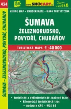 SC 434 Šumava - Železnorudsko, Povydří 1:40 000