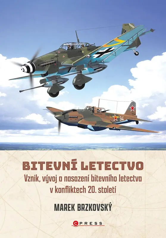 Bitevní letectvo - Marek Brzkovský, Gustav Hýbner (ilustrátor), Marek Brzkovský (ilustrátor)