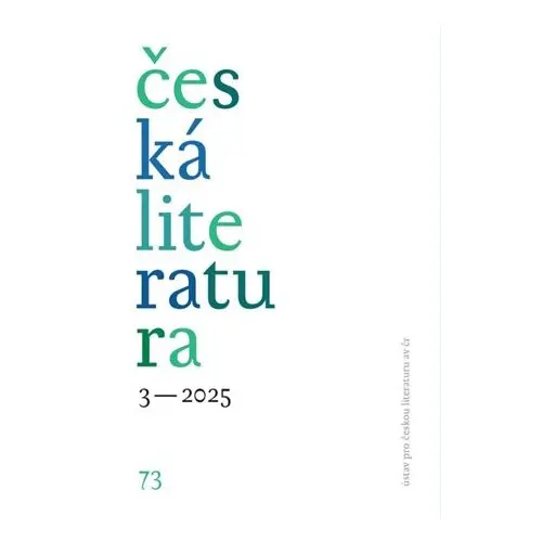 Česká literatura 3/2025