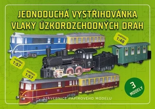 Jednoduchá vystřihovánka vlaky úzkorozchodných drah | Neuveden