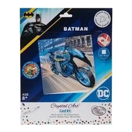 Crystal Art pohlednice - Batman, 18x18cm - Craft Buddy