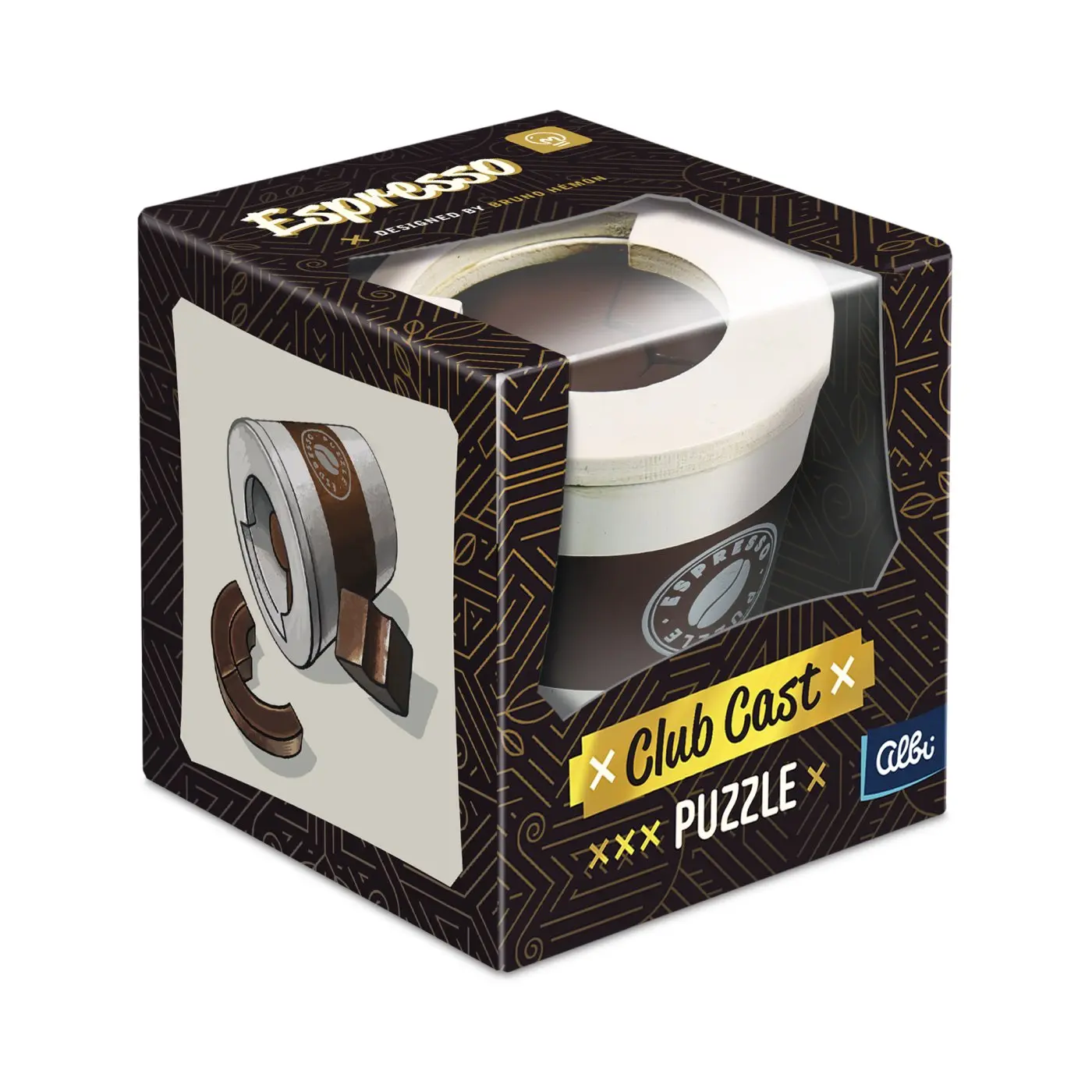 Hlavolam Puzzle Club Cast - Espresso - Albi