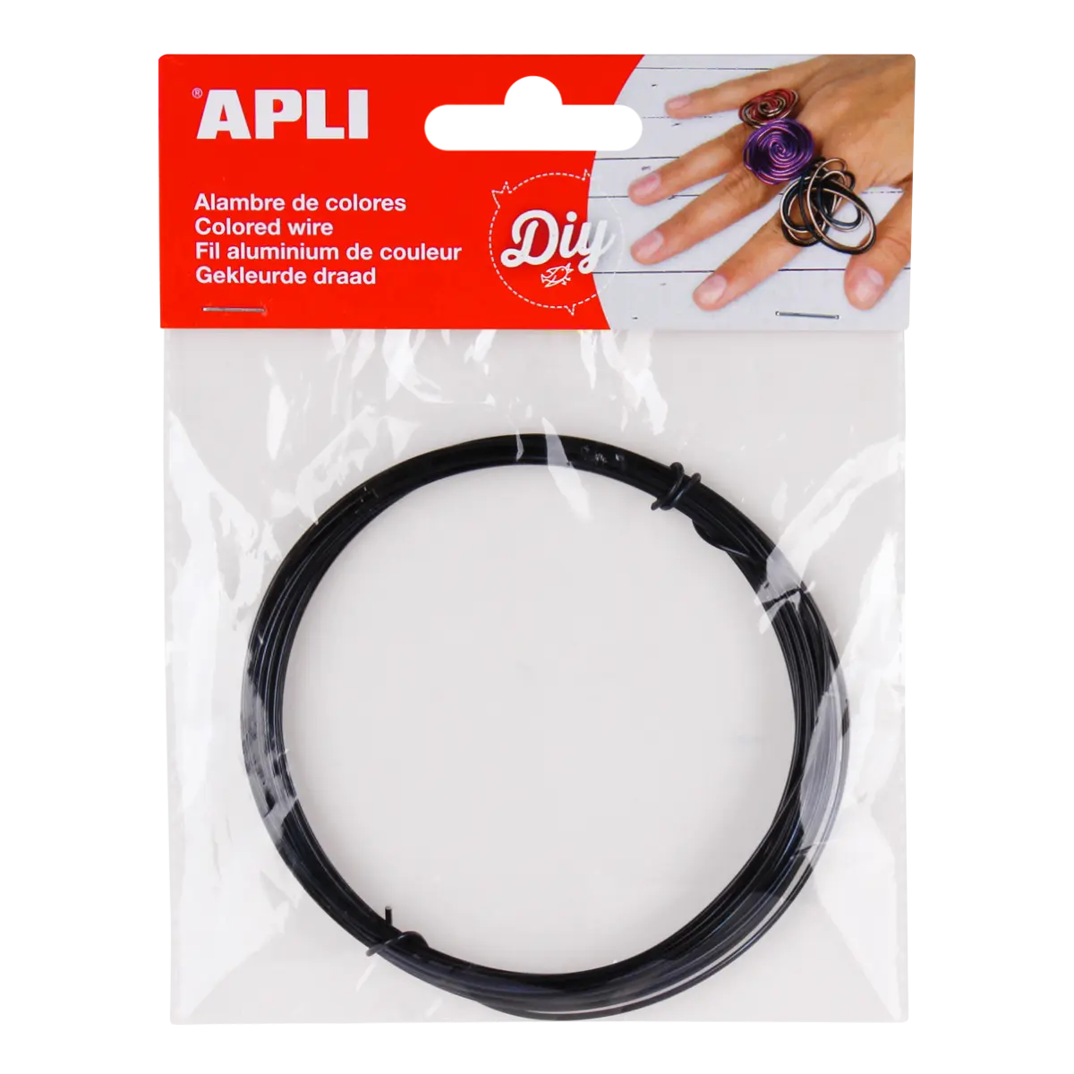 APLI modelovací drát, 1,5 mm x 5 m, černý
