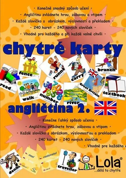 Chytré karty - Angličtina slovíčka 2 - Alexandra Pomazalová