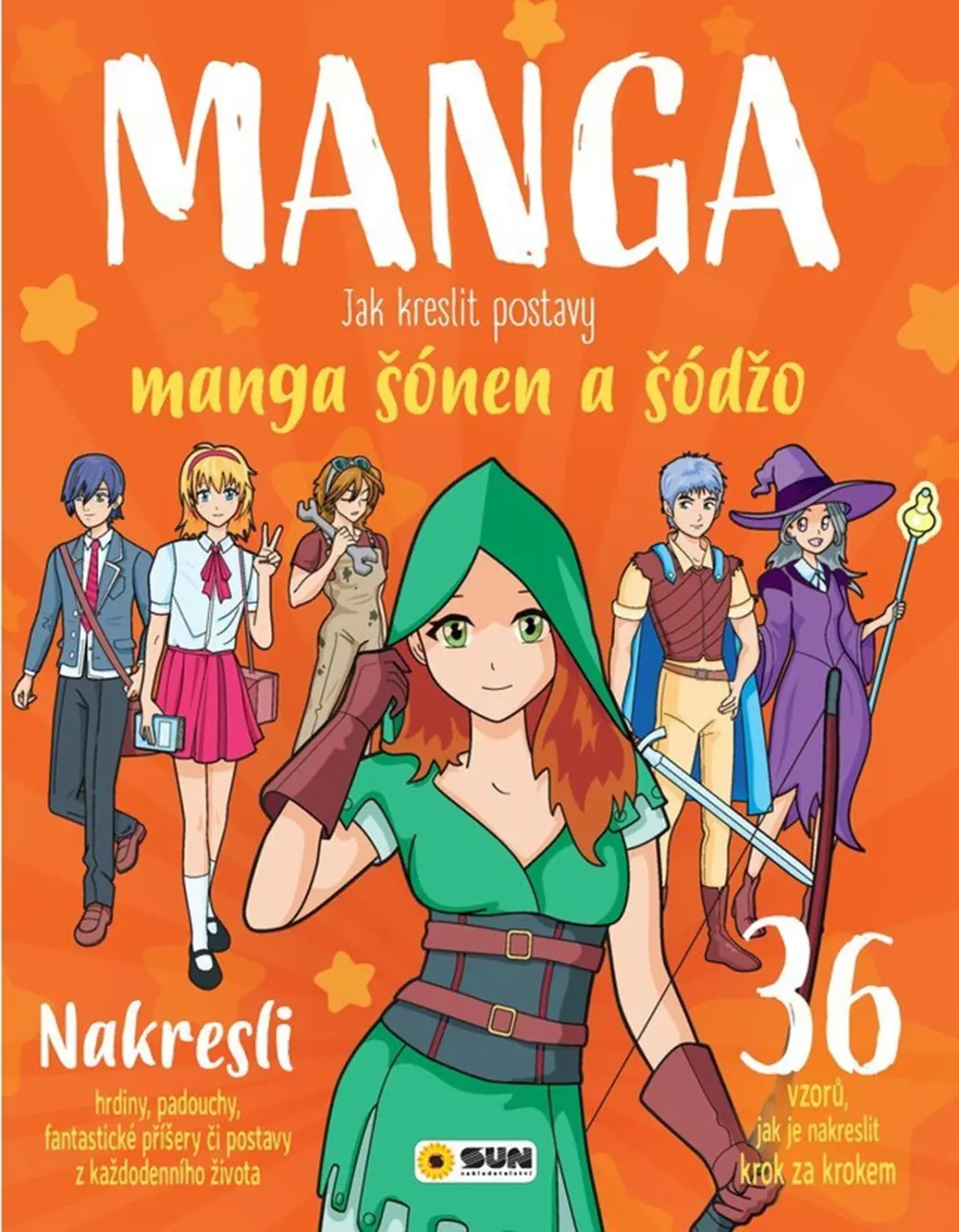 Manga - Jak kreslit postavy šonen a šodžo - Různí