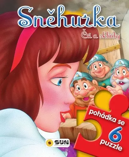 Sněhurka čti a skládej - Pohádkové čtení s puzzle - kolektiv autorů