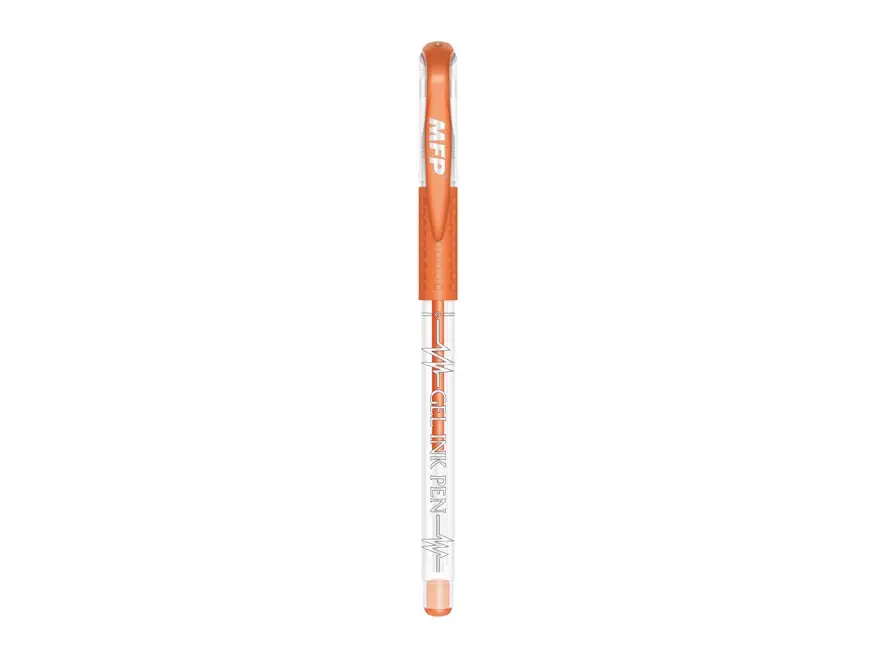gelové pero kus NEON - orange, oranžová