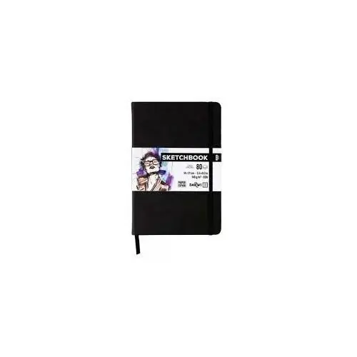 Skicovací blok Black 14x21 140g 80 listů