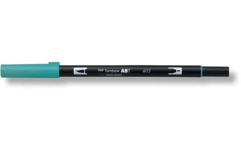 Tombow Oboustranný štětcový fix ABT - bright blue