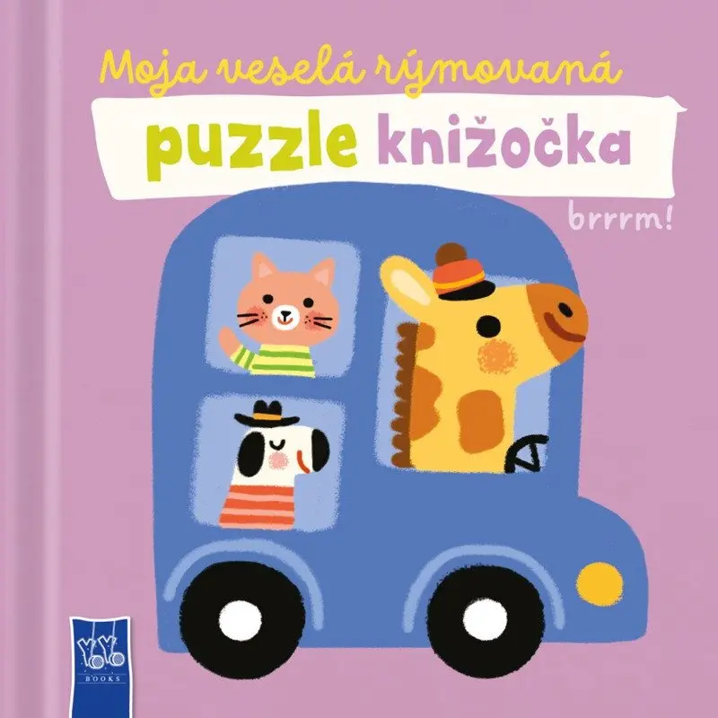 Moja veselá rýmovaná puzzle knižočka Brrrm!