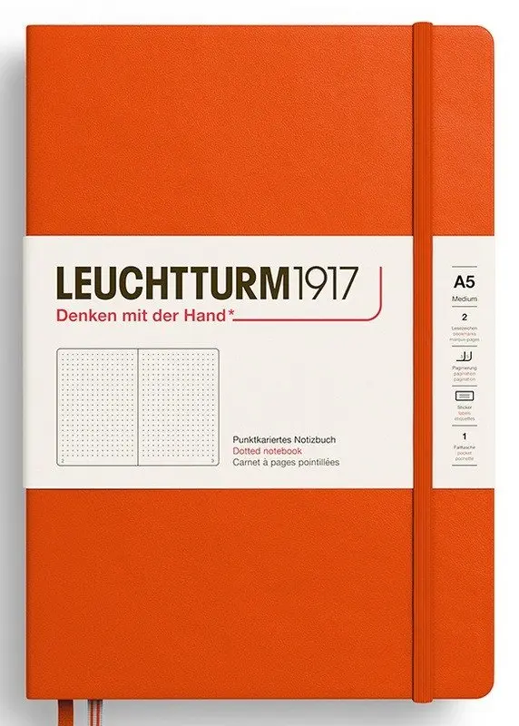 Zápisník Pumpkin Hardcover Medium (A5) tečkovaný