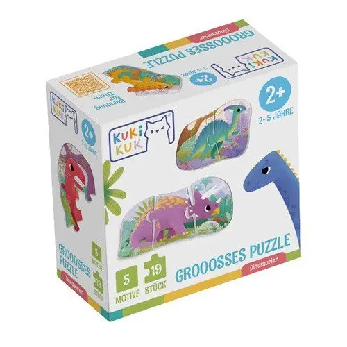 Kukikuk Grooosses Puzzle Dinosaurier