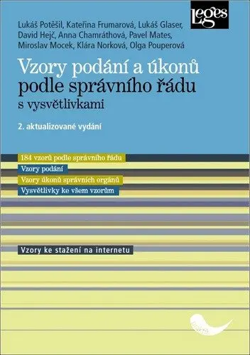 Vzory podání a úkonů podle správního řádu s vysvětlivkami - kolektiv autorů