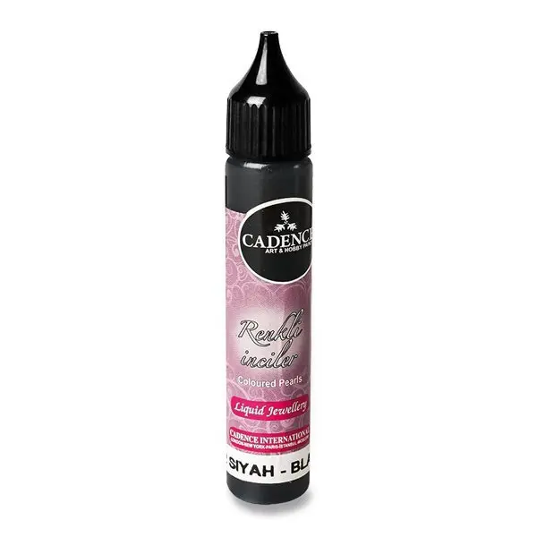 Tekuté perly Cadence, 25 ml - černá