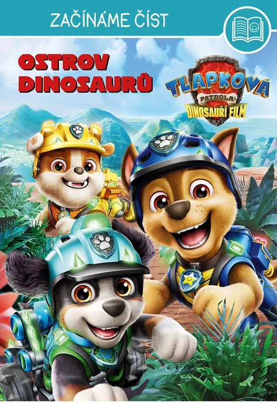 Tlapková patrola - Dinosauří film - Začínáme číst - Ostrov dinosaurů - kolektiv autorů