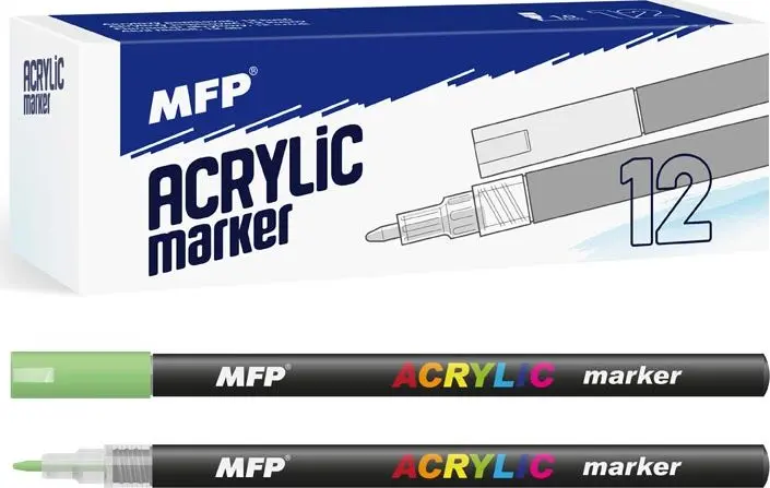 Akrylový popisovač MFP 1mm - zelený světlý
